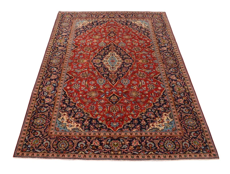 Perserteppich - Keshan 207 x 302 cm - rot