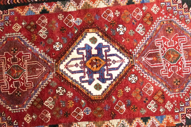 Perserteppich - Nomadic 114 x 170 cm - rot