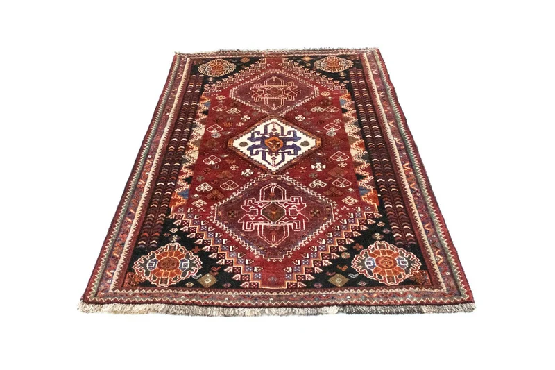 Perserteppich - Nomadic 114 x 170 cm - rot