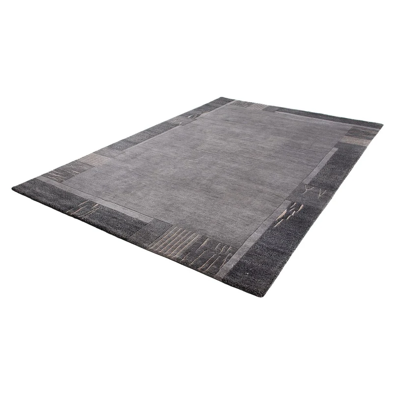 Nepal Teppich 200 x 300 cm - grau