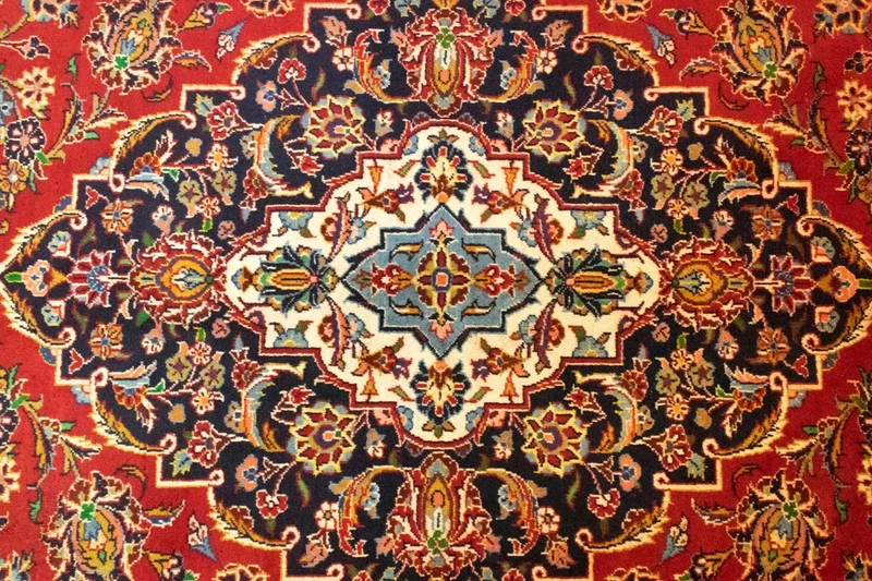 Perserteppich - Keshan 298 x 398 cm - rot