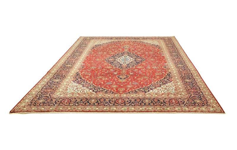 Perserteppich - Keshan 298 x 398 cm - rot