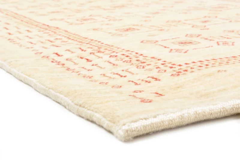 Gabbeh Teppich - Loribaft Perser 85 x 195 cm - beige