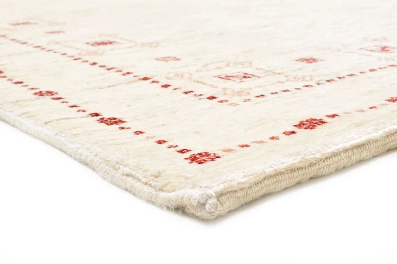 Gabbeh Teppich - Loribaft Perser 82 x 202 cm - natur