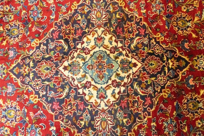 Perserteppich - Keshan 294 x 401 cm - rot
