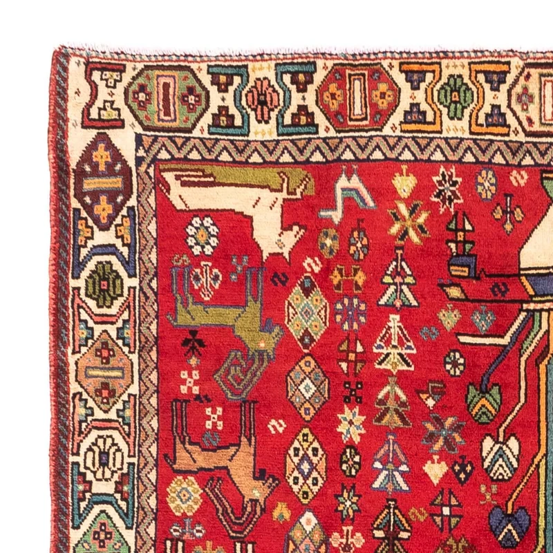Perserteppich - Nomadic 143 x 220 cm - rot