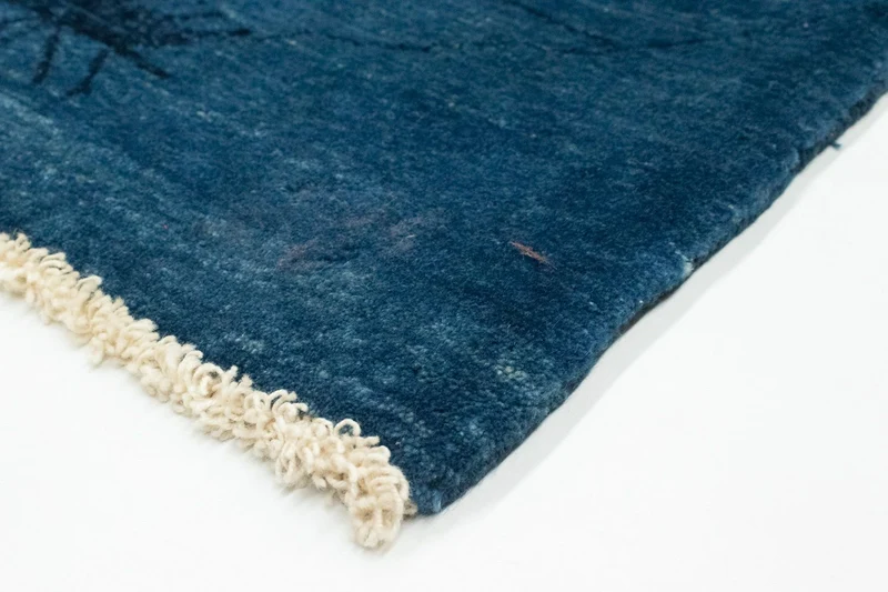 Gabbeh Teppich - Perser 102 x 150 cm - dunkelblau