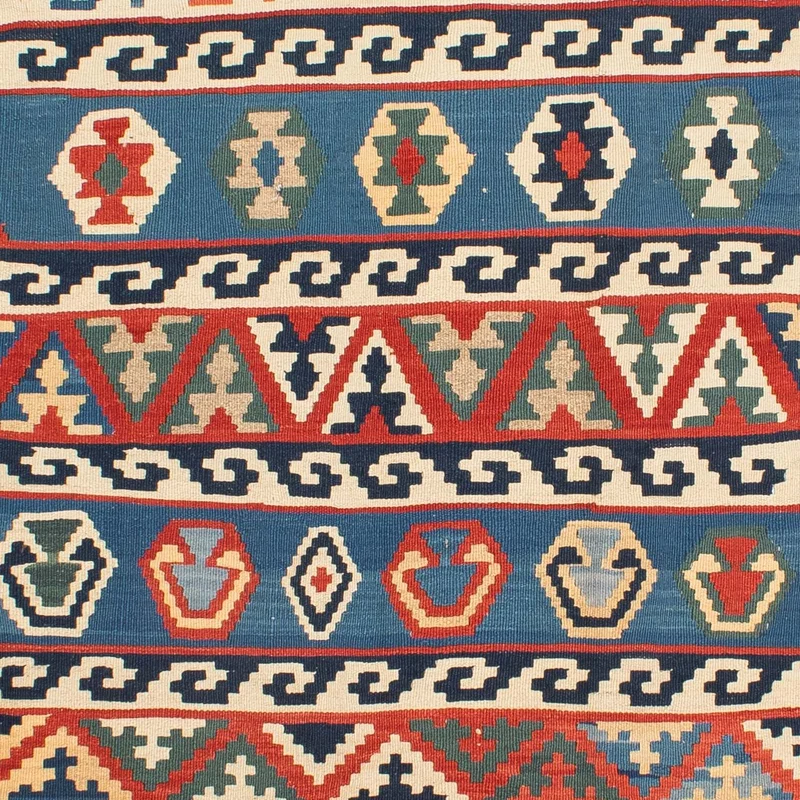 Kelim Teppich - Oriental 193 x 263 cm - mehrfarbig