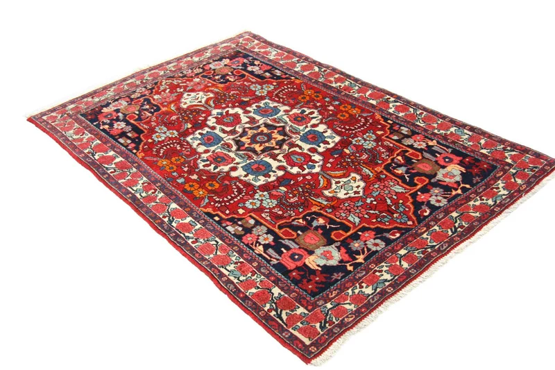 Perserteppich - Bidjar 110 x 160 cm - rot