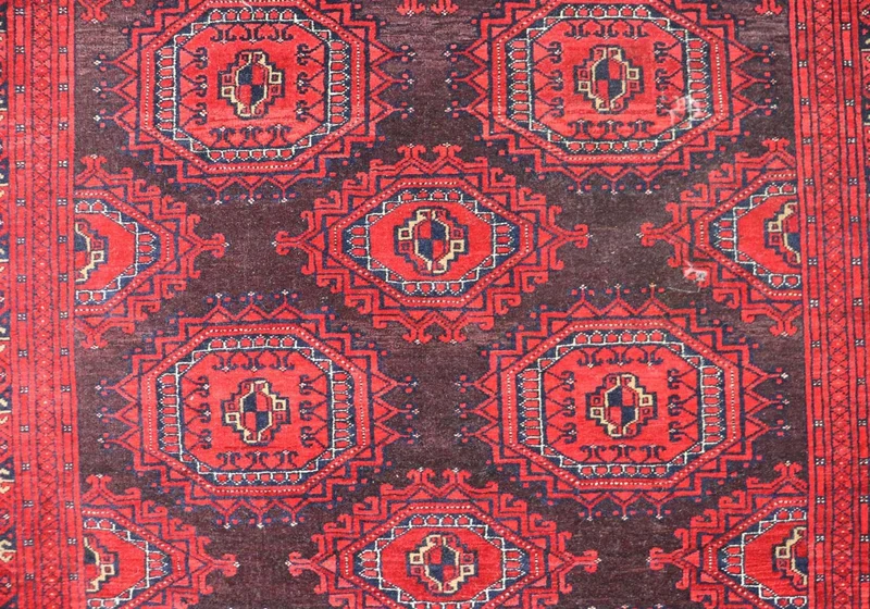 Belutsch Teppich 129 x 190 cm - rot