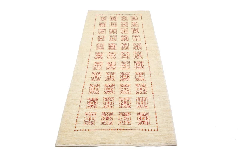 Loribaft Teppich Perser 83x199cm - Orientteppich - natur