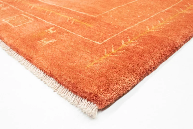 Gabbeh Teppich - Perser 151 x 202 cm - rost