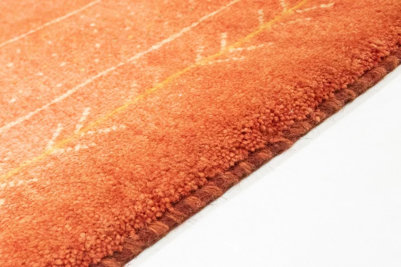 Gabbeh Teppich - Perser 151 x 202 cm - rost