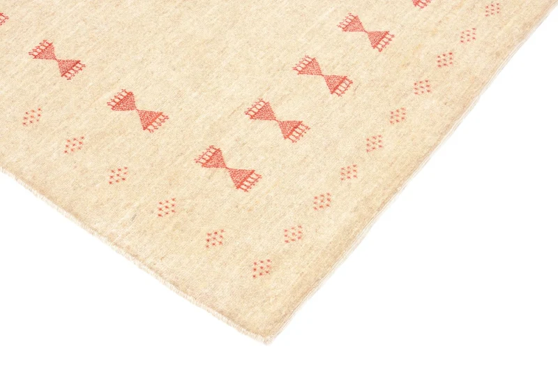 Gabbeh Teppich - Loribaft Perser 85 x 201 cm - beige