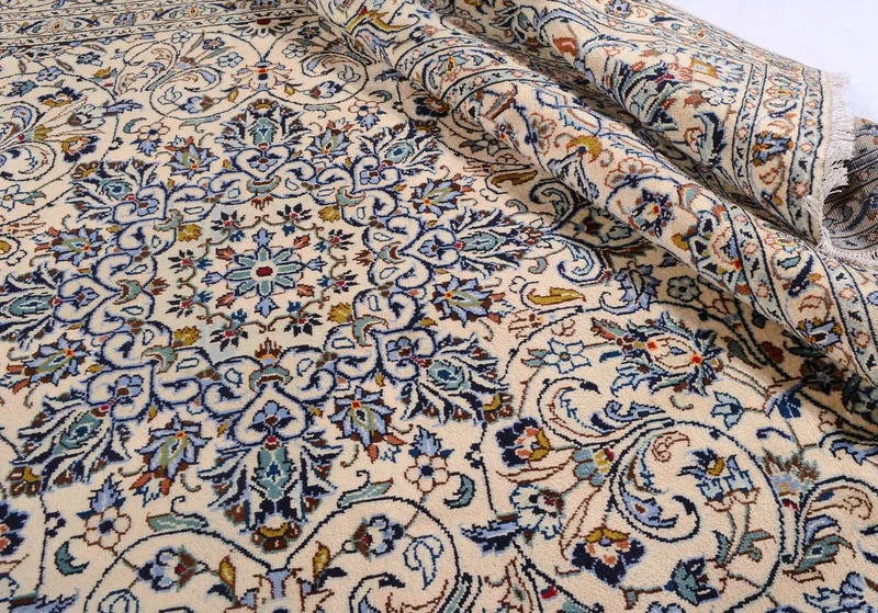 Perserteppich - Keshan 231 x 323 cm - beige