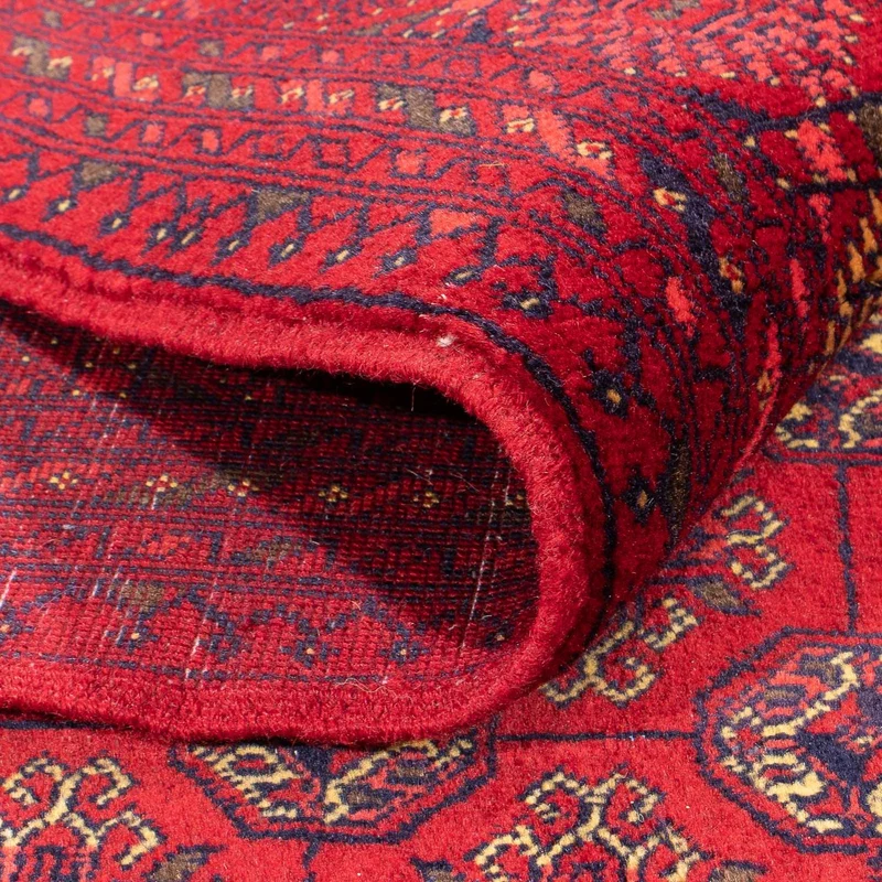 Afghan Teppich - 148 x 193 cm - rot