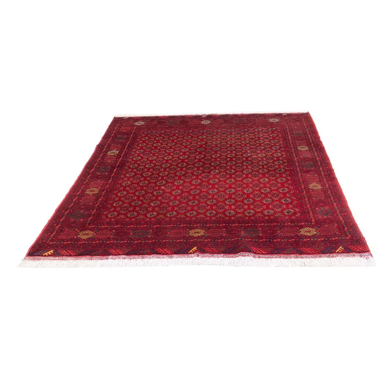 Afghan Teppich - 148 x 193 cm - rot