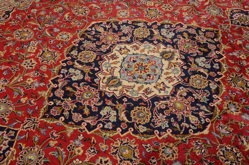 Perserteppich - Keshan 254 x 345 cm - rot