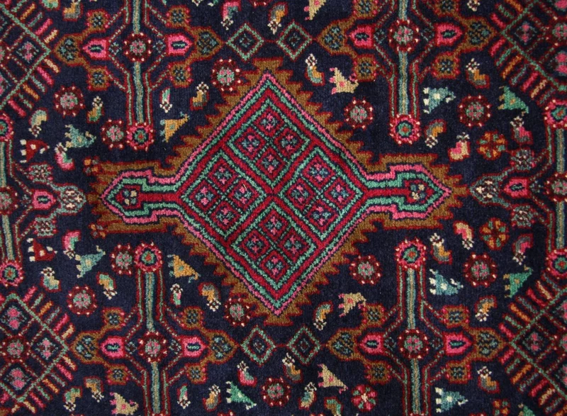 Perserteppich - Nomadic 110 x 336 cm - blau