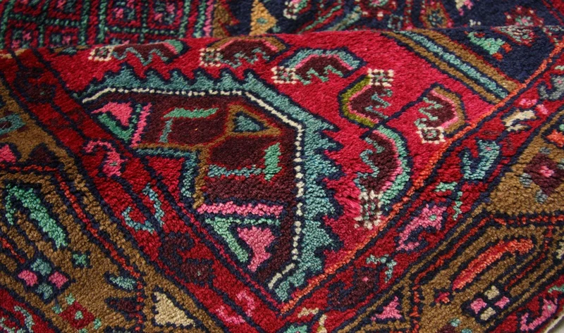 Perserteppich - Nomadic 110 x 336 cm - blau