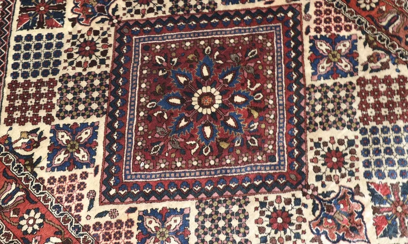Perserteppich - Nomadic 142 x 204 cm - dunkelrot