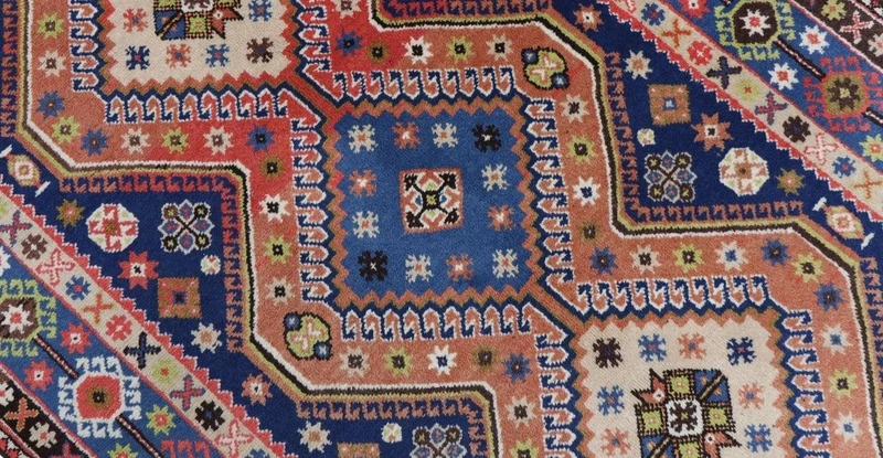 Perserteppich - Nomadic 108 x 162 cm - dunkelblau