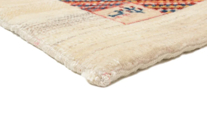 Gabbeh Teppich - Loribaft Perser 101 x 142 cm - rot