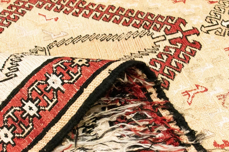 Kelim Teppich - Oriental 126 x 187 cm - beige