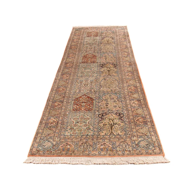 Seidenteppich - Kaschmir Seide 94 x 310 cm Teppichläufer