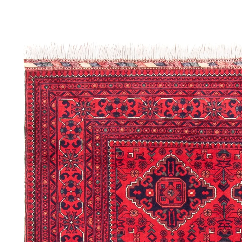 Afghan Teppich - 196 x 293 cm - rot