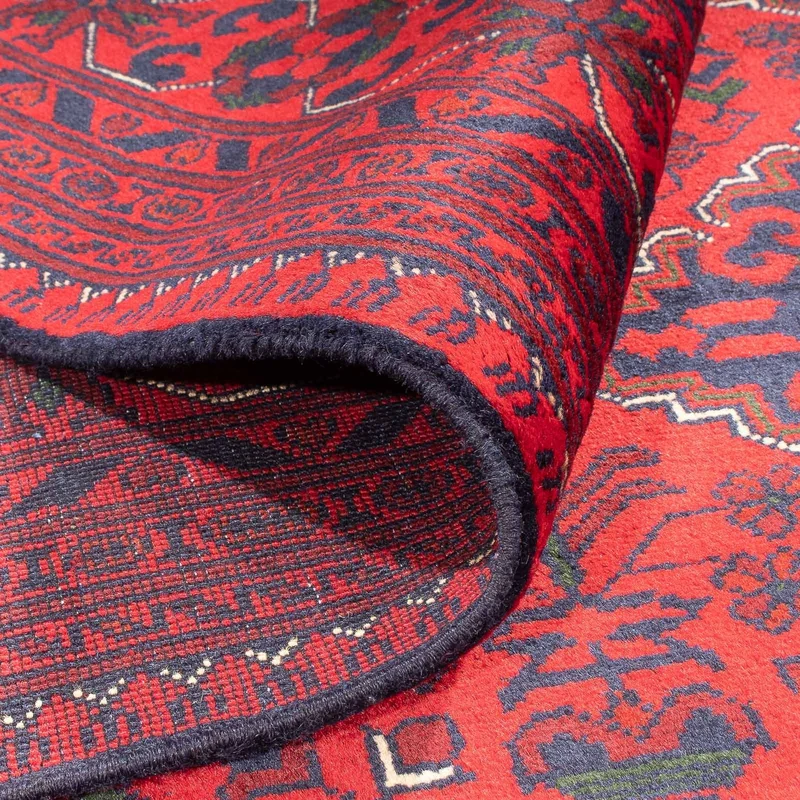 Afghan Teppich - 196 x 293 cm - rot