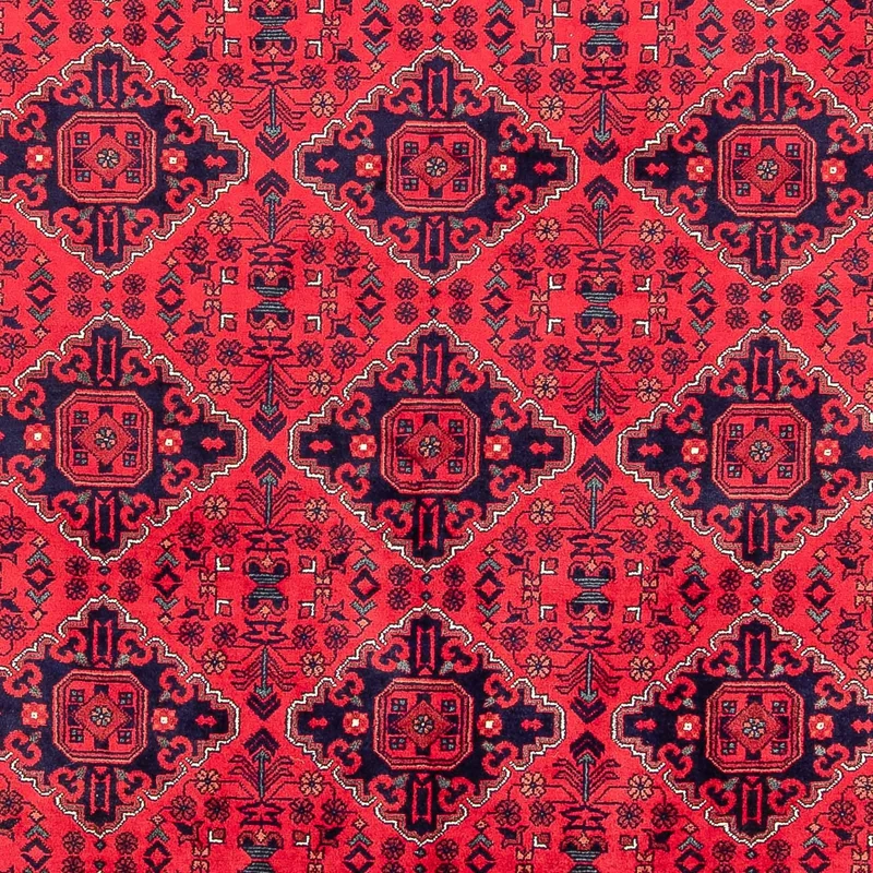 Afghan Teppich - 198 x 298 cm - rot