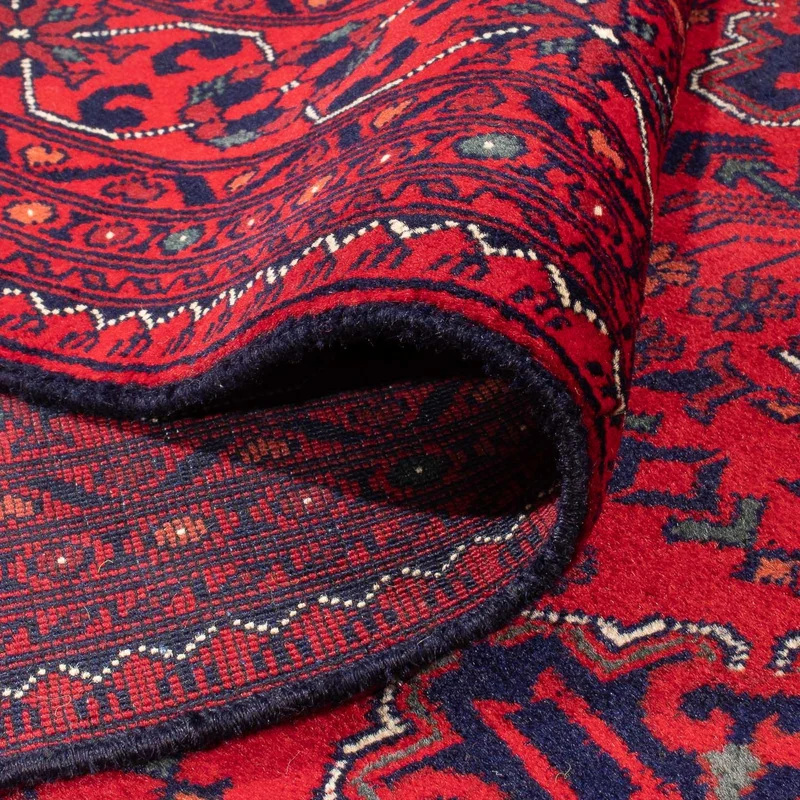 Afghan Teppich - 198 x 298 cm - rot