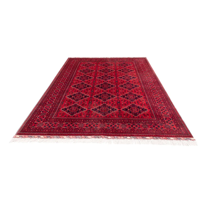 Afghan Teppich - 198 x 298 cm - rot