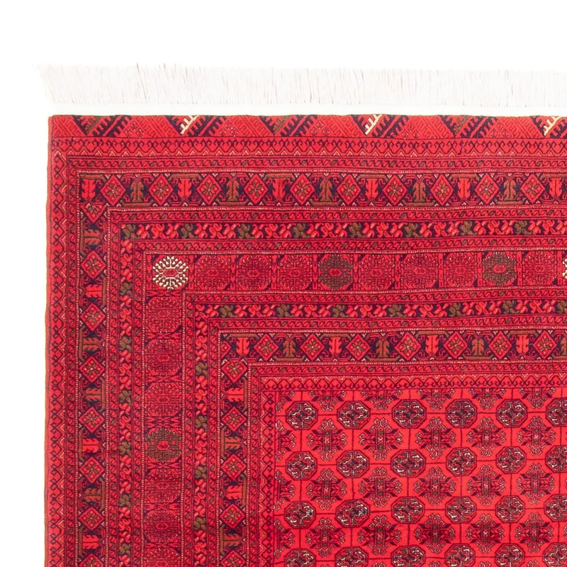 Afghan Teppich - 200 x 289 cm - rot