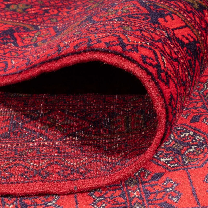 Afghan Teppich - 194 x 295 cm - rot