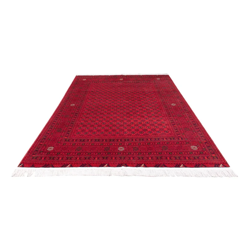 Afghan Teppich - 194 x 295 cm - rot