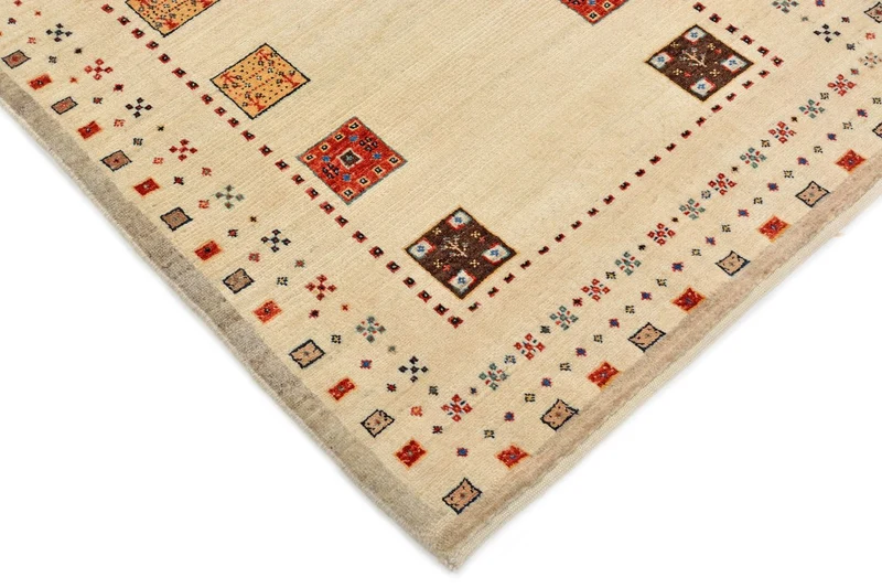 Gabbeh Teppich - Loribaft Perser 84 x 127 cm - mehrfarbig