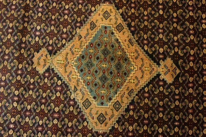 Perserteppich - Nomadic 200 x 293 cm - blau