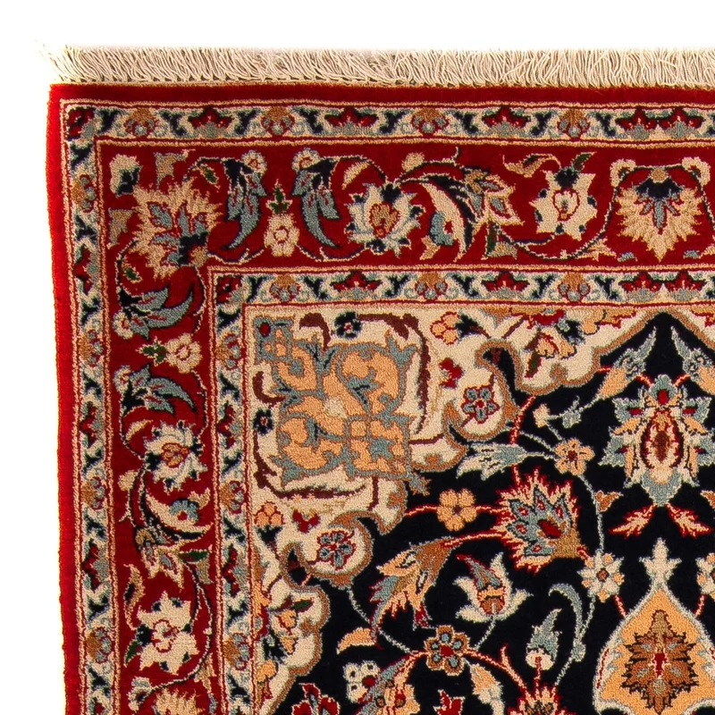 Perserteppich - Isfahan - Premium 100 x 175 cm - dunkelblau