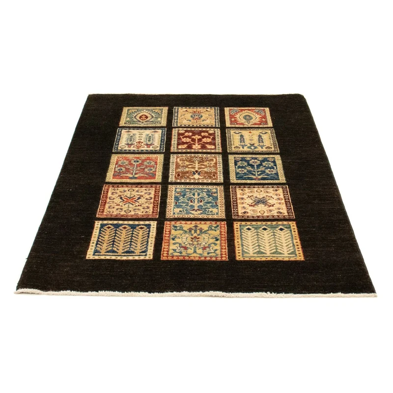 Ziegler Teppich 100 x 154 cm - schwarz
