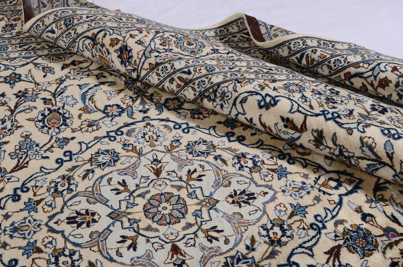 Perserteppich - Keshan 248 x 349 cm - beige