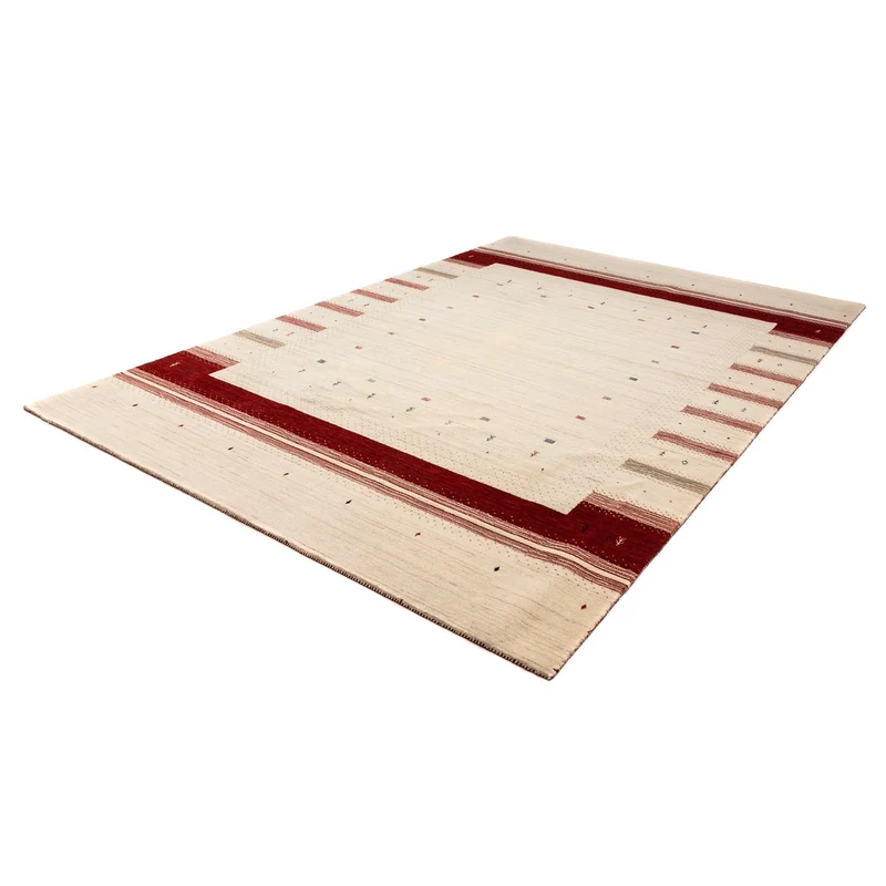 Gabbeh Teppich - Loribaft Indus 207 x 304 cm - beige