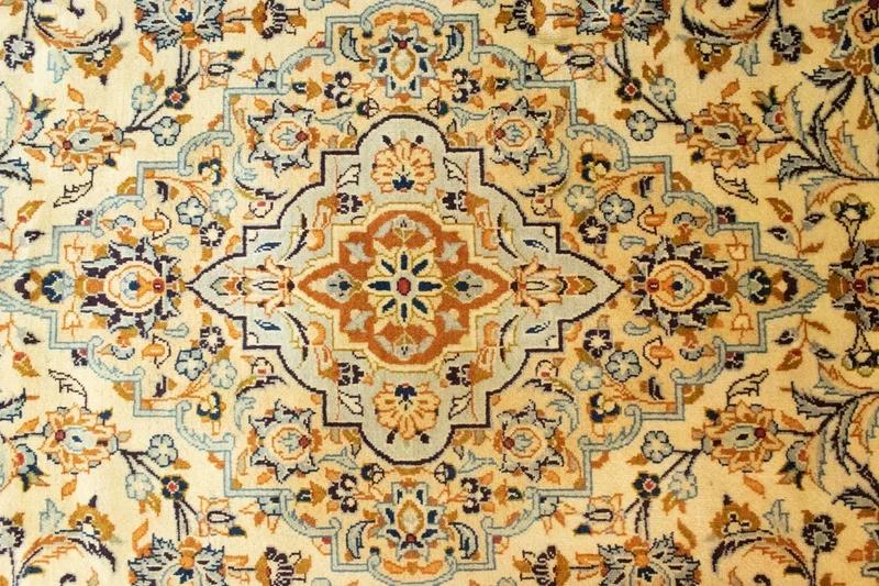 Perserteppich - Keshan 246 x 369 cm - beige