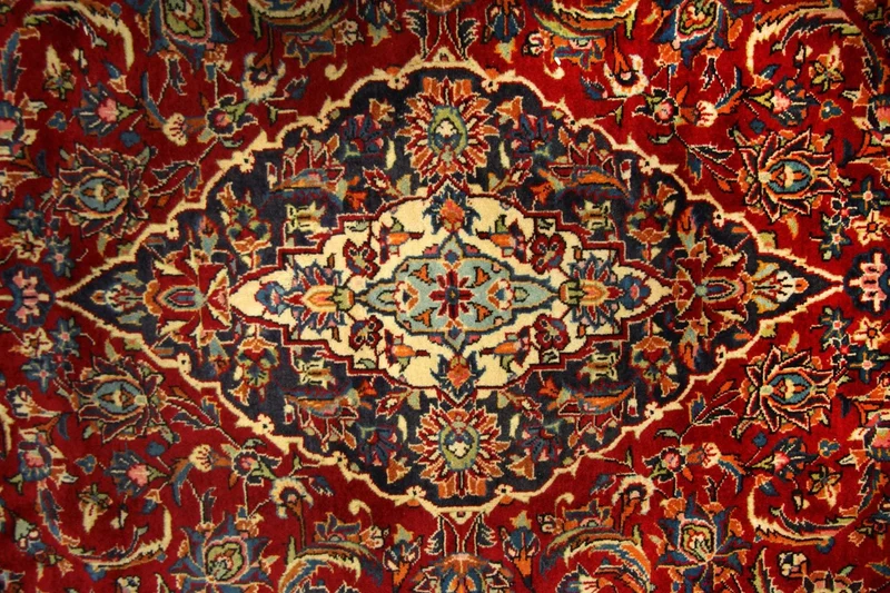 Perserteppich - Keshan 198 x 313 cm - rot