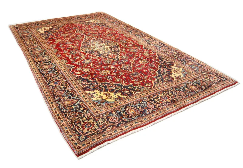 Perserteppich - Keshan 198 x 313 cm - rot