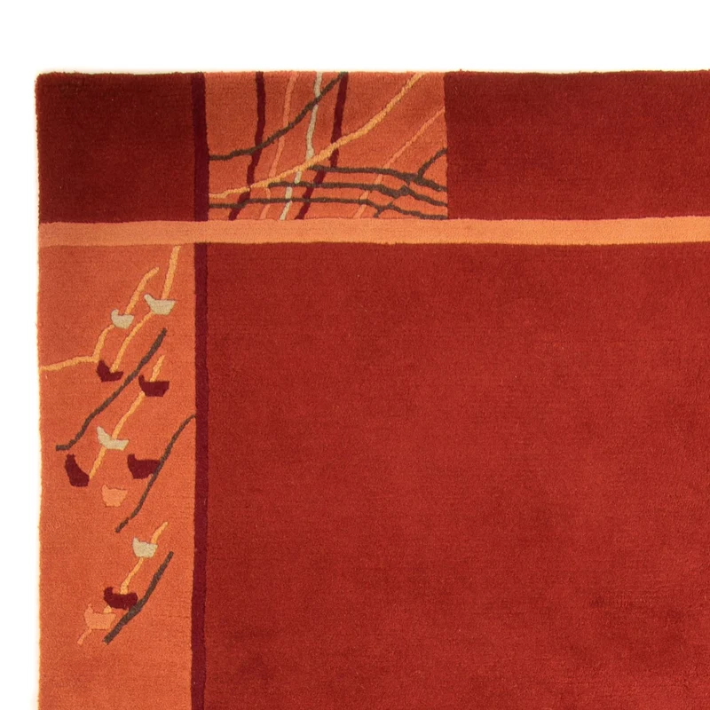 Nepal Teppich 205 x 293 cm - dunkelrot