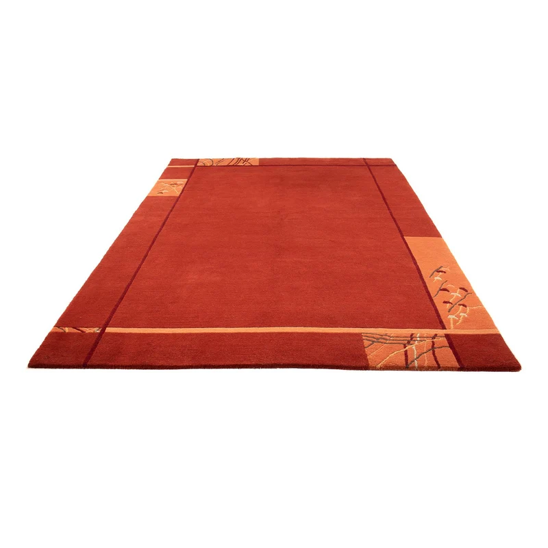 Nepal Teppich 205 x 293 cm - dunkelrot