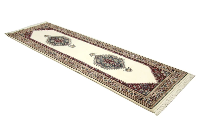 Orientteppich - Bidjar - Indus 77 x 263 cm - beige