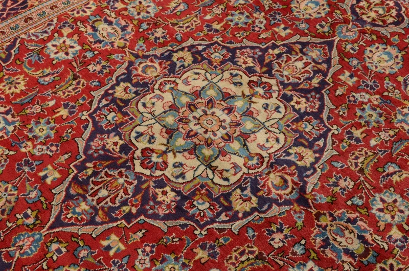 Perserteppich - Keshan 197 x 315 cm - rot